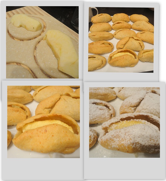 Serowe ciasteczka z jabłkami