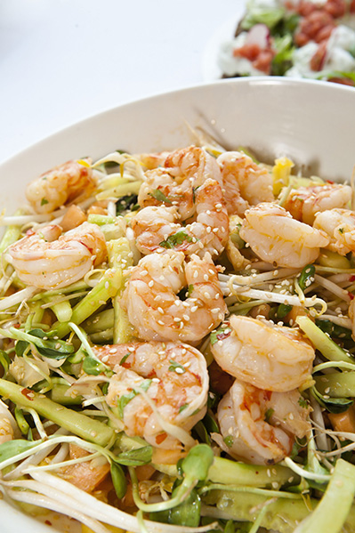 Sałatka z krewetkami