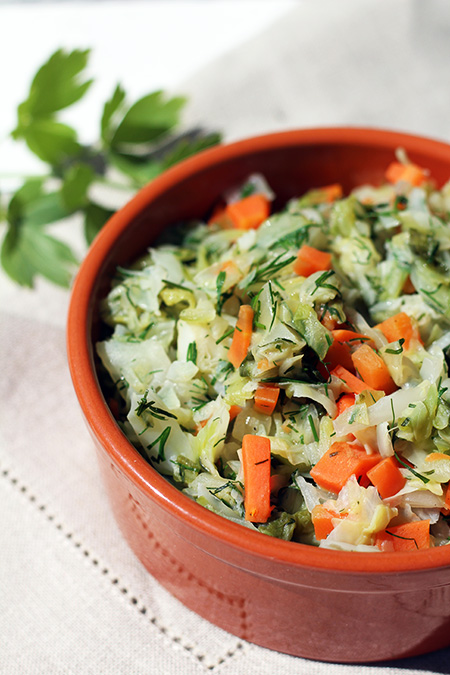 Młoda kapusta przepis