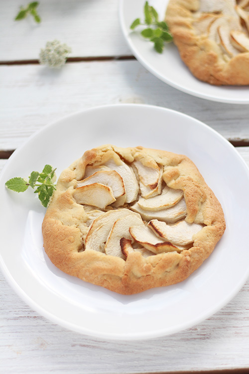 rustykalna tarta z jabłkami