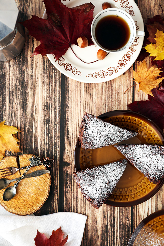 Ciasto migdałowo czekoladowe