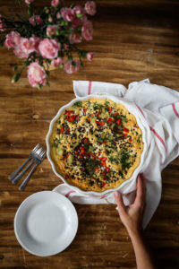 fritatta z warzywami przepis