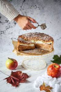 orzechowa szarlotka przepis