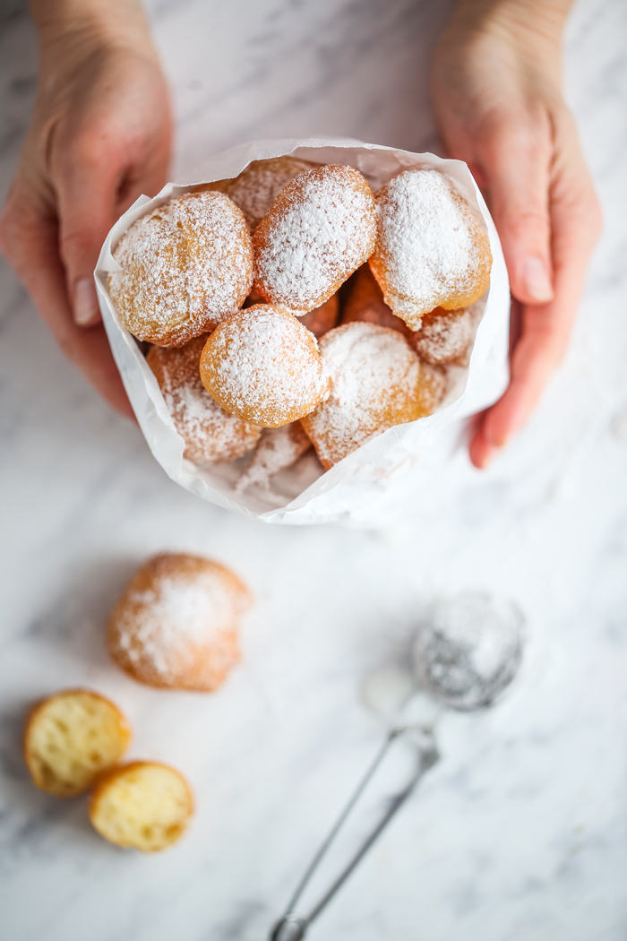 Mini pączki z mascarpone