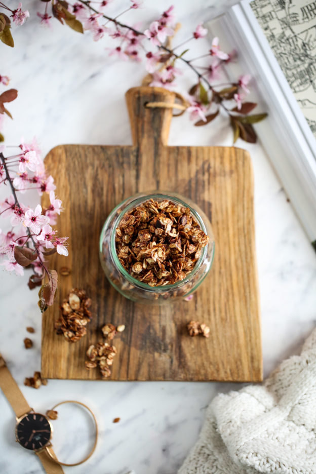 Granola z patelni przepis Marty