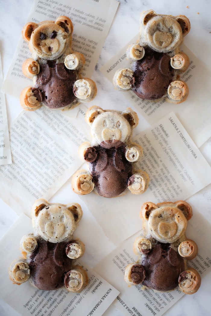 Bananowe misie do śniadaniówki